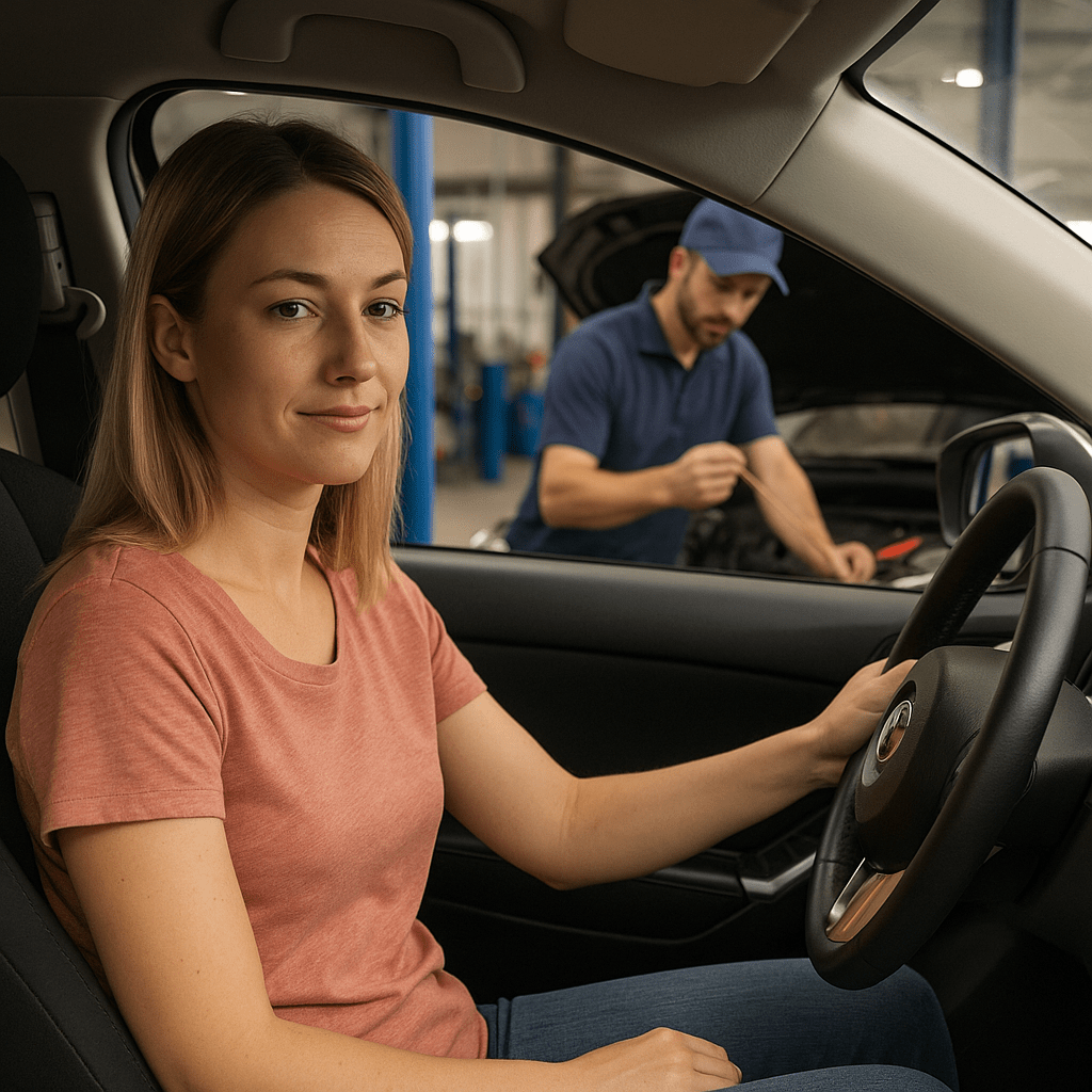 customer during transmission flush West Palm Beach Mobil 1 Lube Express