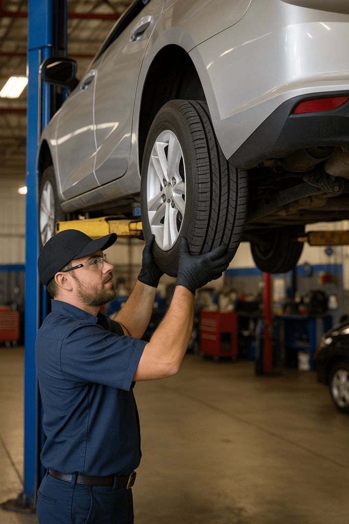 technician tire rotation West Palm Beach Mobil 1 Lube Express